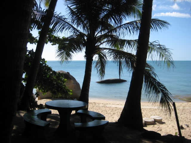 Bungalow apartment Lamai beach view