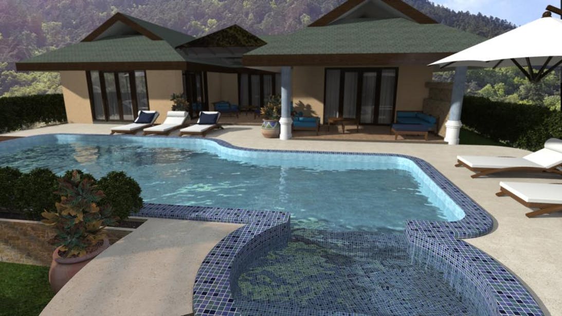 Choeng Mon Beach villa 1 chambre piscine