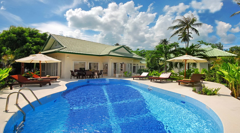Laem Set villa Suay 3 chambres piscine club enfants plage