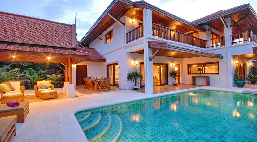 Laem Set villa Tawana Koh Samui 3 chambres piscine plage