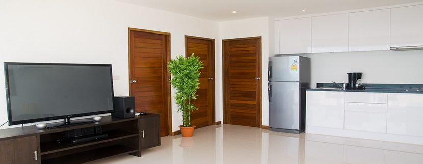 Lamai apartment rental Executive Koh Samui living room kitchen_resize