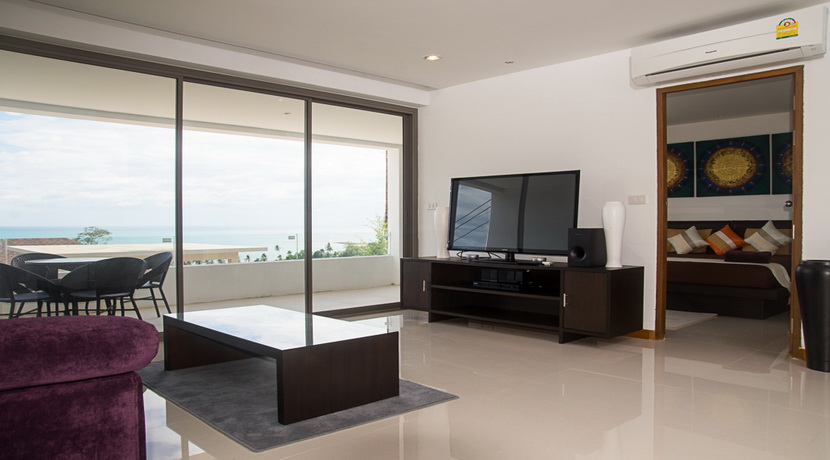 Rent Lamai superior apartment 1 room sea view