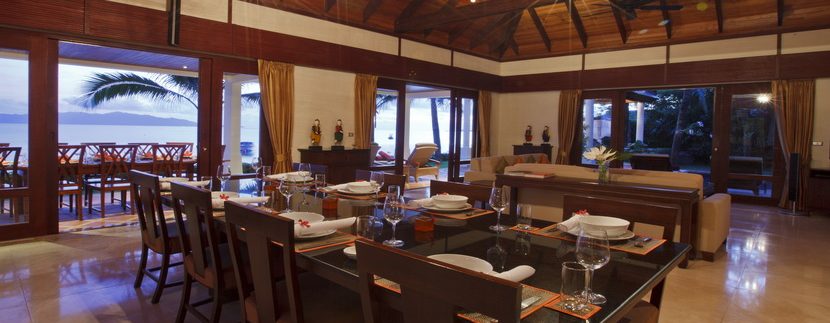 Mae Nam beach villa beach dining room_resize