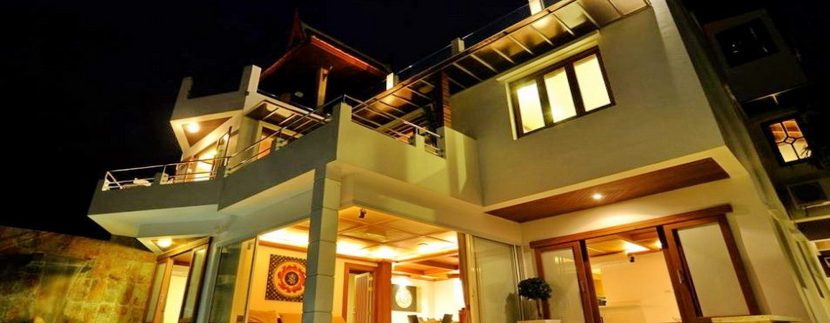 villa rental Bangrak view of night_resize