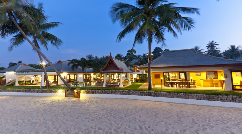 Maenam villa Koh Samui Location