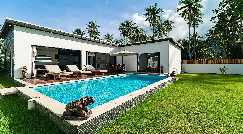 A louer Lamai villa Koh Samui 3 chambres piscine