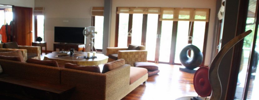 For rent villa Bophut living room (2) _resize