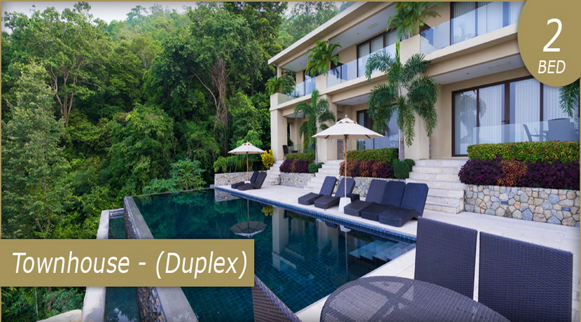 A vendre maison duplex Chaweng 2 chambres piscine