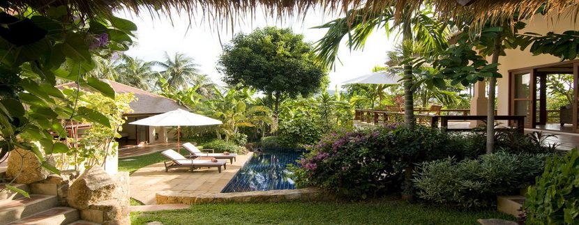 Location vacances villa 3 chambres Choeng Mon Koh Samui - Villa Lamyai_resize