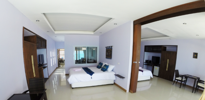 Location villa sur plage Mae Nam chambre (3)