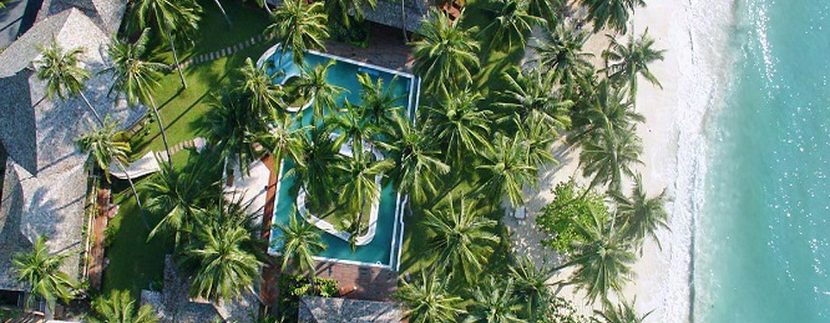 Villa beach Laem Sor seen from the sky_resize