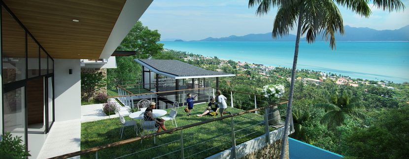 Villas Bophut Koh Samui sur mesure en vente View Balcony_resize