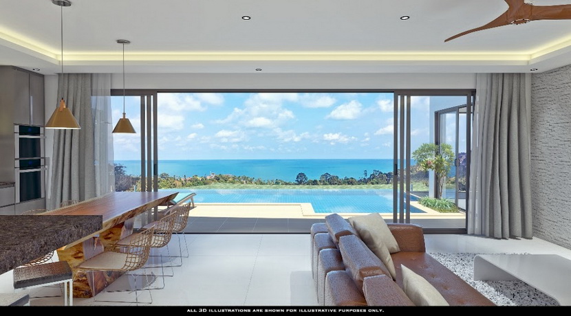 A vendre villas Chaweng Noi sur plan Koh Samui APPLE VILLAS