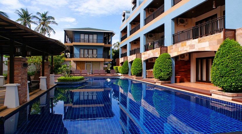 Studio Chaweng Koh Samui in condo for sale with pool and fitness