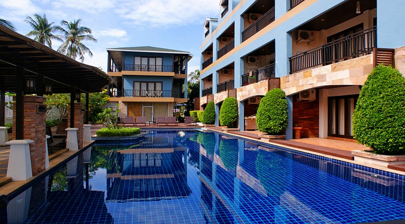 Studio Chaweng Koh Samui dans condo à vendre avec piscine et fitness