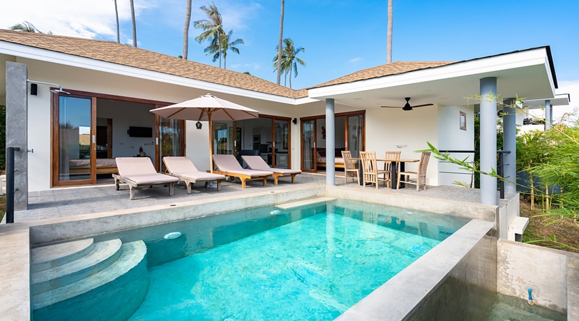 A vendre Lamai villa Koh Samui neuve 2 chambres piscine