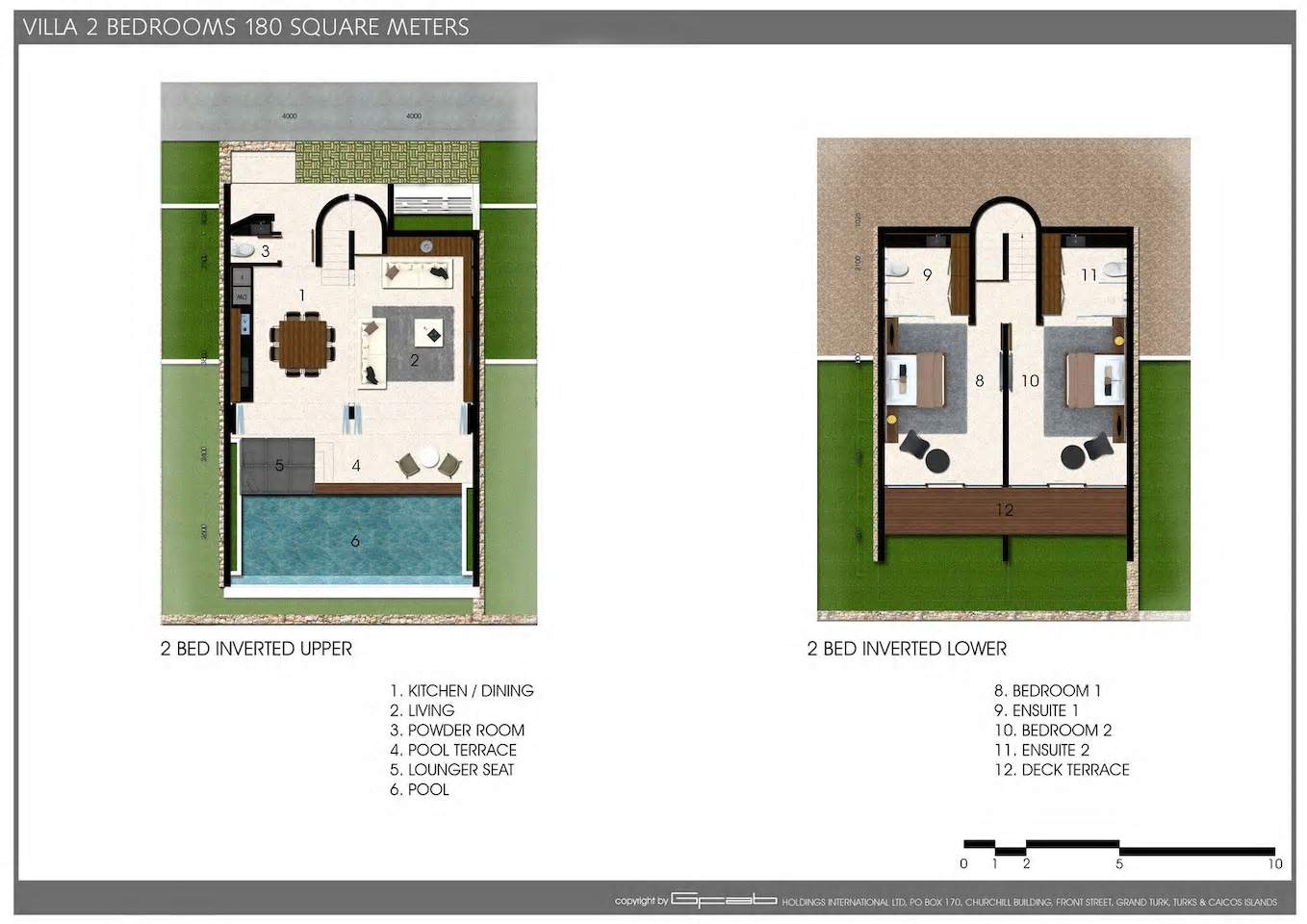 Plan of the villa