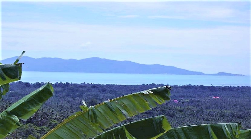 For sale land Maenam with sea view in Koh Samui
