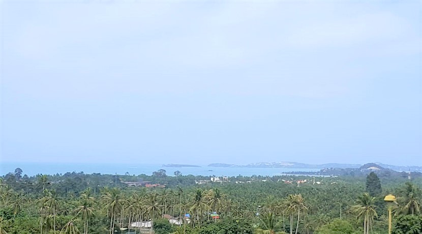 A vendre terrain Maenam Koh Samui avec vue mer
