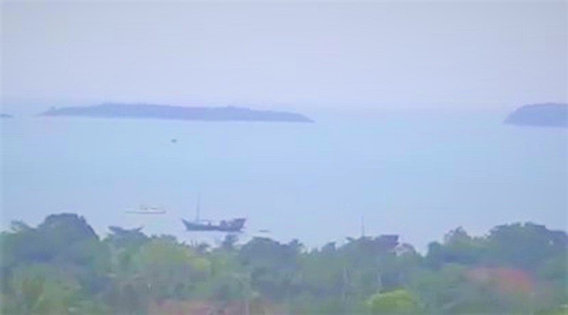 For sale land with sea view Bophut in Koh Samui