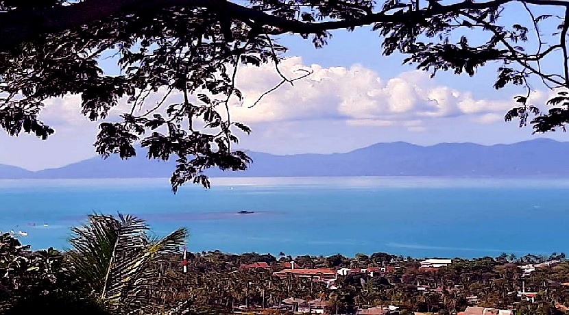 A vendre terrain vue mer sur Bophut Koh Samui