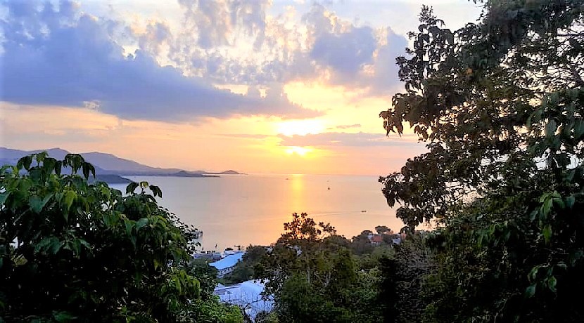 For sale land Plai Laem Koh Samui sea view