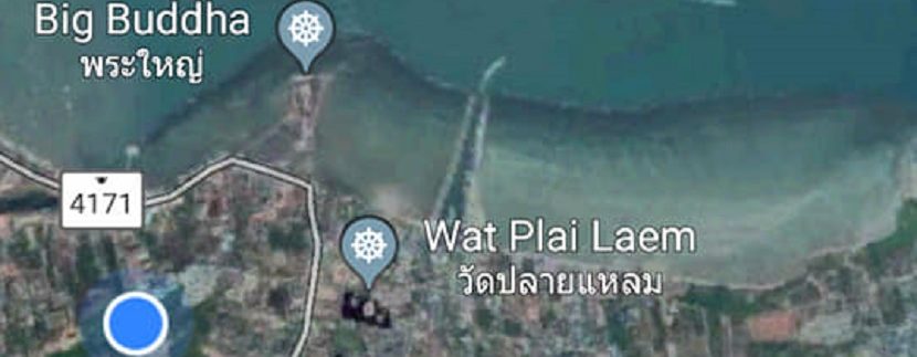 For sale land Plai Laem Koh Samui map 0012