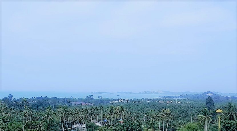 A vendre terrains Maenam Koh Samui vue mer – 600m² – 643m²