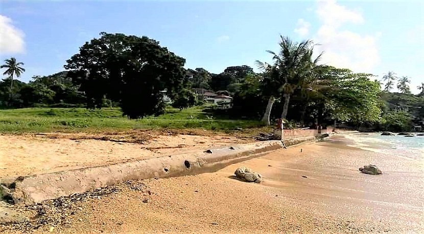 A vendre terrain bord de mer Lamai Koh Samui