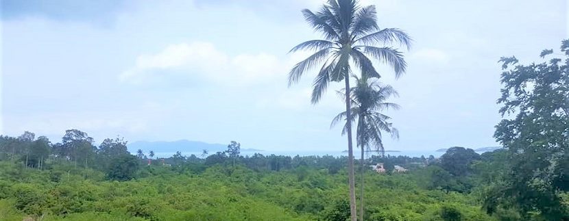 Bophut land with sea view for sale Koh Samui 001