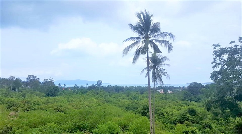 Bophut land with sea view for sale Koh Samui