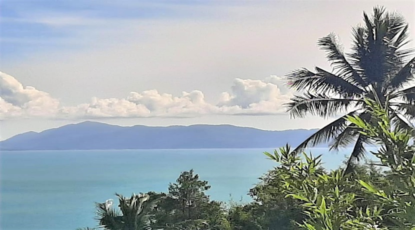 For sale land sea view Bang Por in Koh Samui