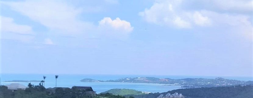 Flat sea view land for sale in Bophut Koh Samui 02