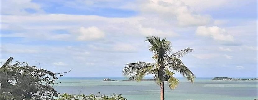 For sale land with sea view Bophut in Koh Samui 011