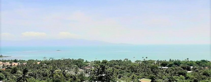 For sale land with sea view Bophut in Koh Samui 013