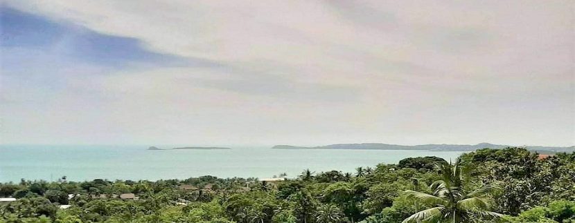 For sale land with sea view Bophut in Koh Samui 018