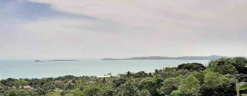 For sale land with sea view Bophut in Koh Samui 020