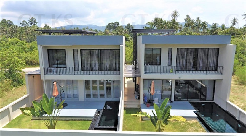 A vendre villa à Bang Kao Koh Samui – 3 chambres avec piscine privée