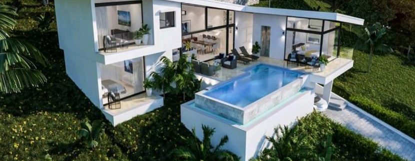 For sale sea view villa Choeng Mon in Koh Samui 02