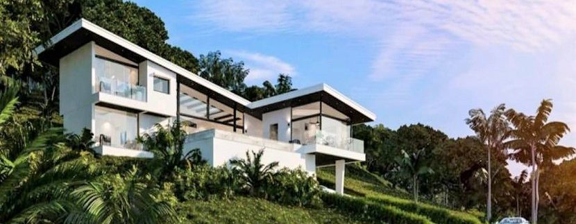 For sale sea view villa Choeng Mon in Koh Samui 08