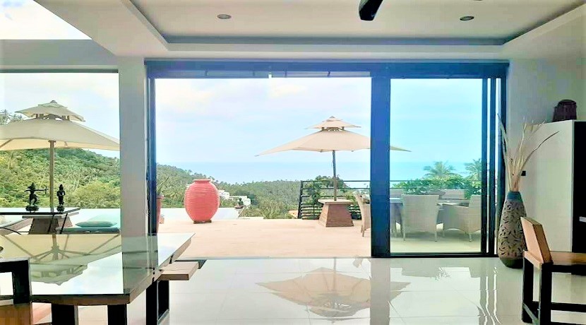 A vendre villa vue mer Lamai à Koh Samui – 3 chambres avec piscine