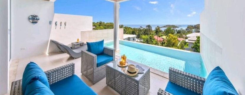 For sale sea view villa in Choeng Mon Koh Samui 01