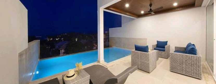 For sale sea view villa in Choeng Mon Koh Samui 025