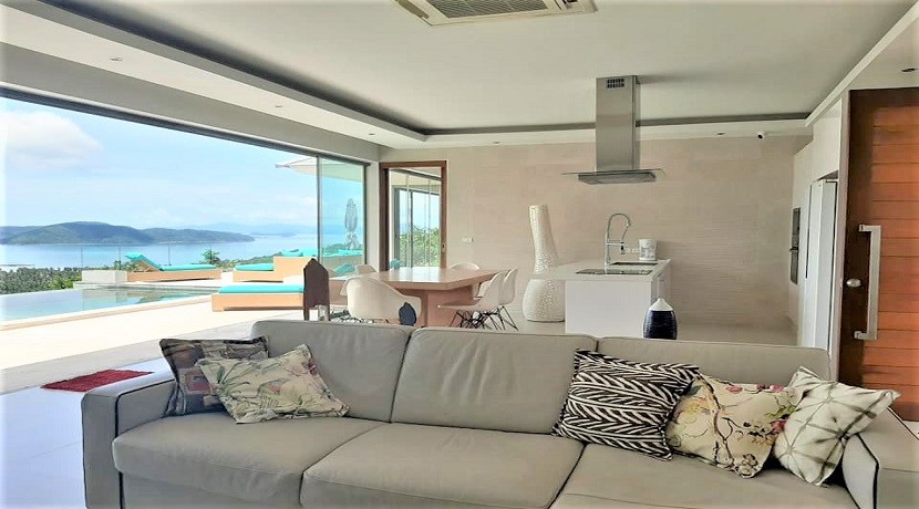 For sale sea view villa in Taling Ngam Koh Samui