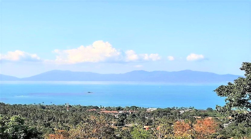 Terrain vue mer à vendre Bophut Koh Samui