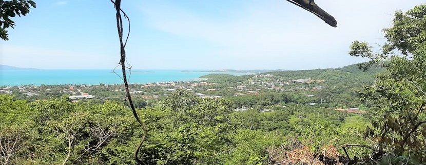 Terrain vue mer à vendre Bophut Koh Samui 014