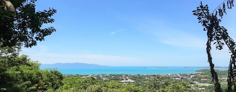 Sea view land for sale Bophut Koh Samui 020