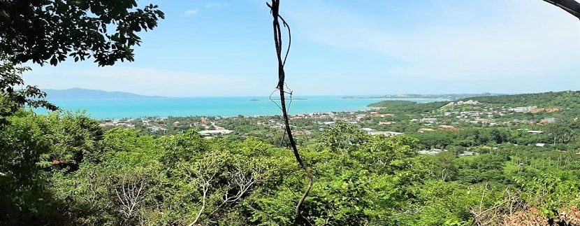 Terrain vue mer à vendre Bophut Koh Samui 021