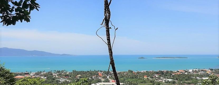 Terrain vue mer à vendre Bophut Koh Samui 08