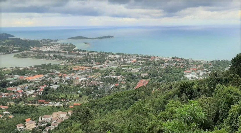 For sale sea view land Chaweng Hill Koh Samui